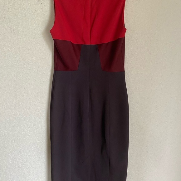 ASO TV New! Vanessa Hudgens Karen Mullen Two Toned Color Block Office Dress Sz 6 - Picture 10 of 13